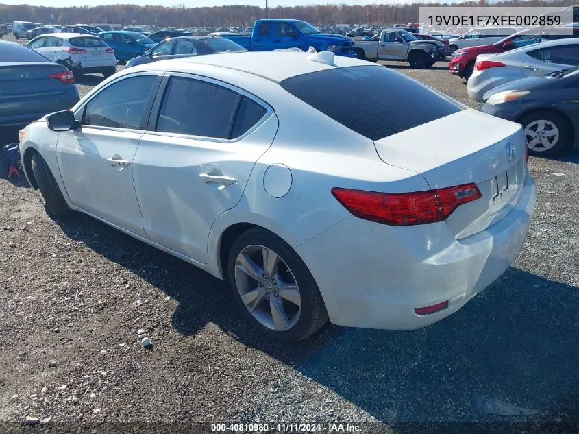 19VDE1F7XFE002859 2015 Acura Ilx 2.0L