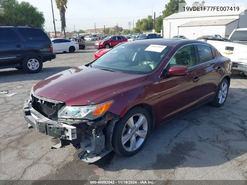 2015 Acura Ilx 2.0L VIN: 19VDE1F77FE007419 Lot: 40892042