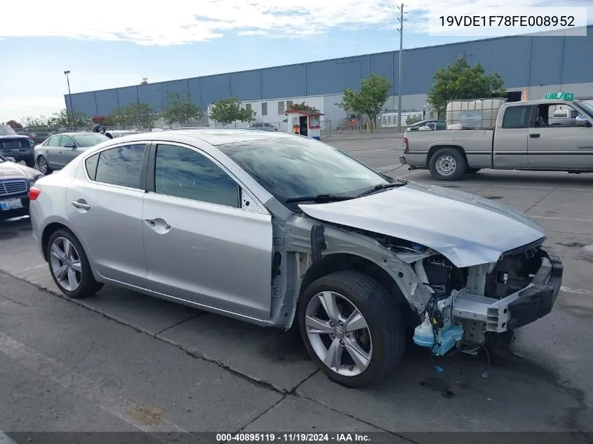 2015 Acura Ilx 2.0L VIN: 19VDE1F78FE008952 Lot: 40895119