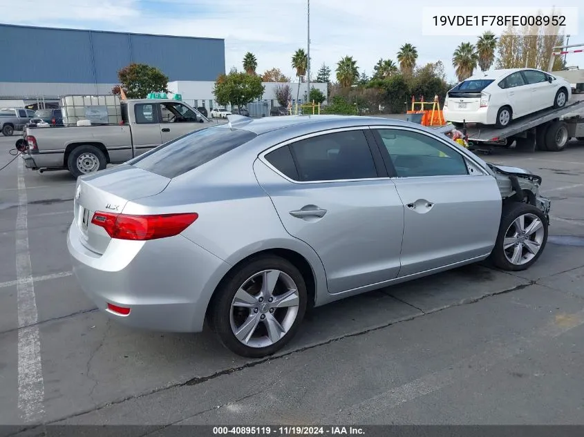 2015 Acura Ilx 2.0L VIN: 19VDE1F78FE008952 Lot: 40895119