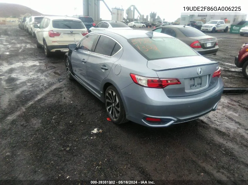 19UDE2F86GA006225 2016 Acura Ilx Premium A-Spec Packages/Technology Plus A-Spec Packages