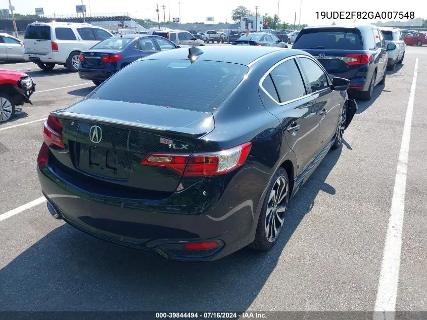 19UDE2F82GA007548 2016 Acura Ilx Premium A-Spec Packages/Technology Plus A-Spec Packages