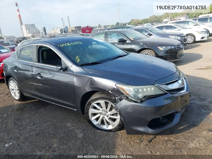 2016 Acura Ilx Premium/Technology VIN: 19UDE2F7XGA014755 Lot: 40285003