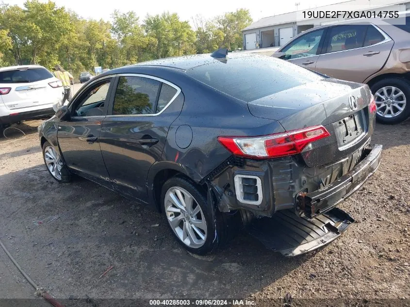 2016 Acura Ilx Premium/Technology VIN: 19UDE2F7XGA014755 Lot: 40285003