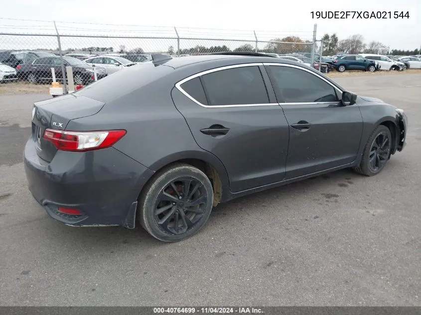 2016 Acura Ilx Premium Package/Technology Plus Package VIN: 19UDE2F7XGA021544 Lot: 40764699