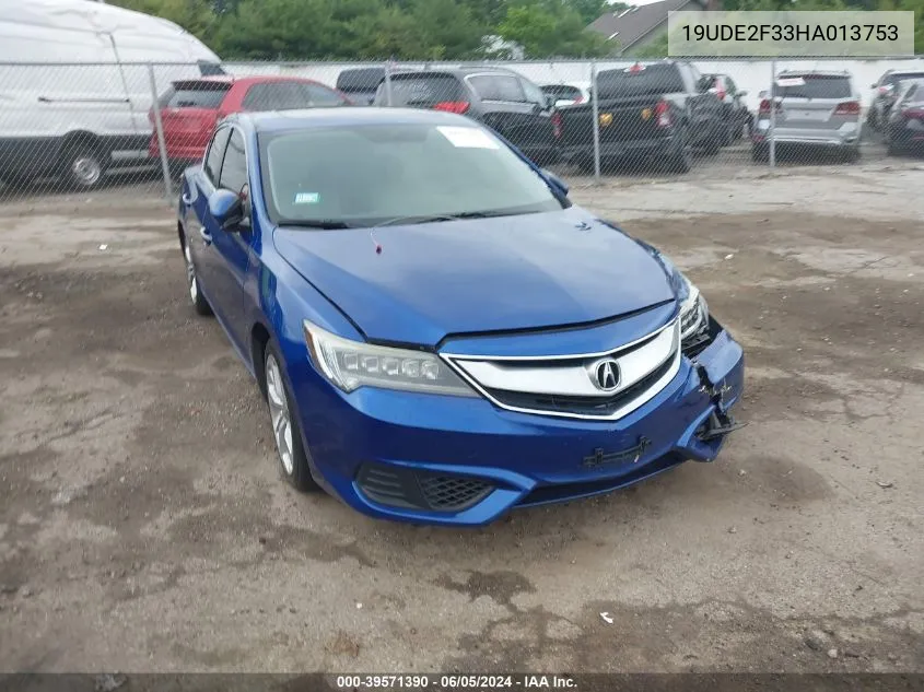 2017 Acura Ilx Acurawatch Plus Package VIN: 19UDE2F33HA013753 Lot: 39571390