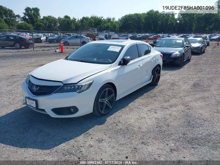 2017 Acura Ilx Premium A-Spec Packages/Technology Plus A-Spec Packages VIN: 19UDE2F85HA001096 Lot: 39882302