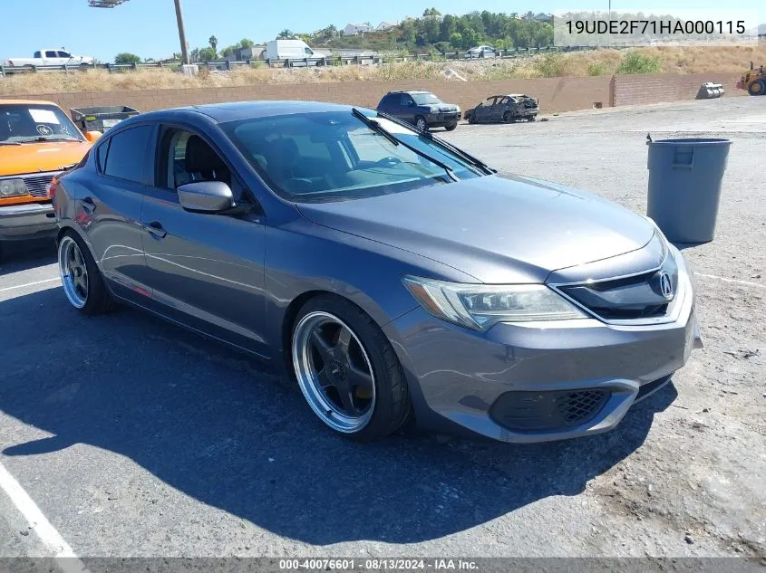 19UDE2F71HA000115 2017 Acura Ilx Premium/Technology