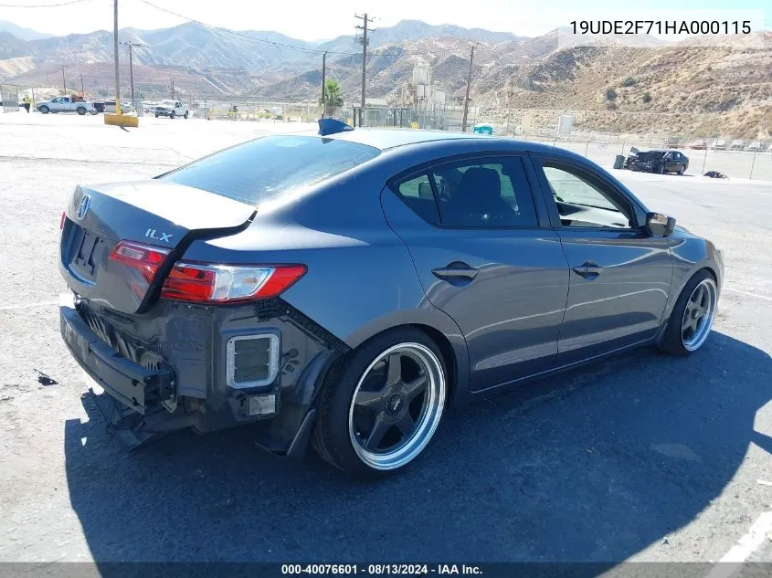 19UDE2F71HA000115 2017 Acura Ilx Premium/Technology