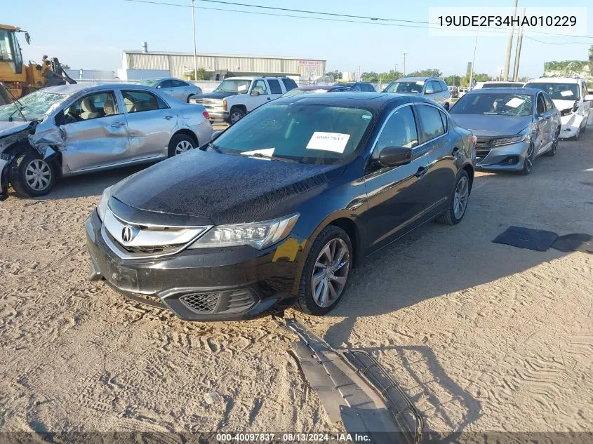 2017 Acura Ilx Acurawatch Plus Package VIN: 19UDE2F34HA010229 Lot: 40097837