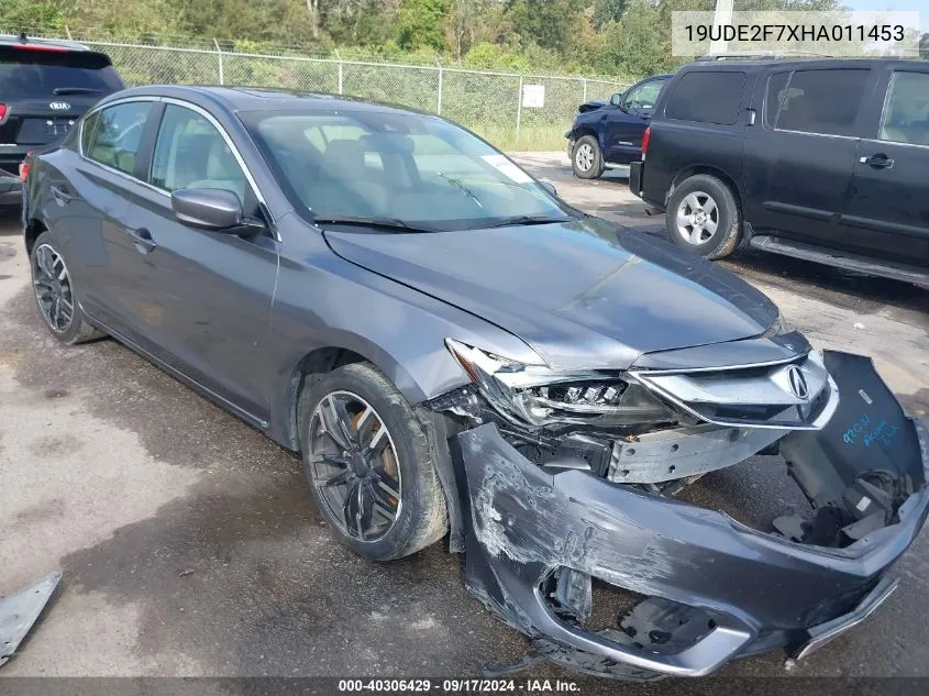 2017 Acura Ilx Premium Package/Technology Plus Package VIN: 19UDE2F7XHA011453 Lot: 40306429