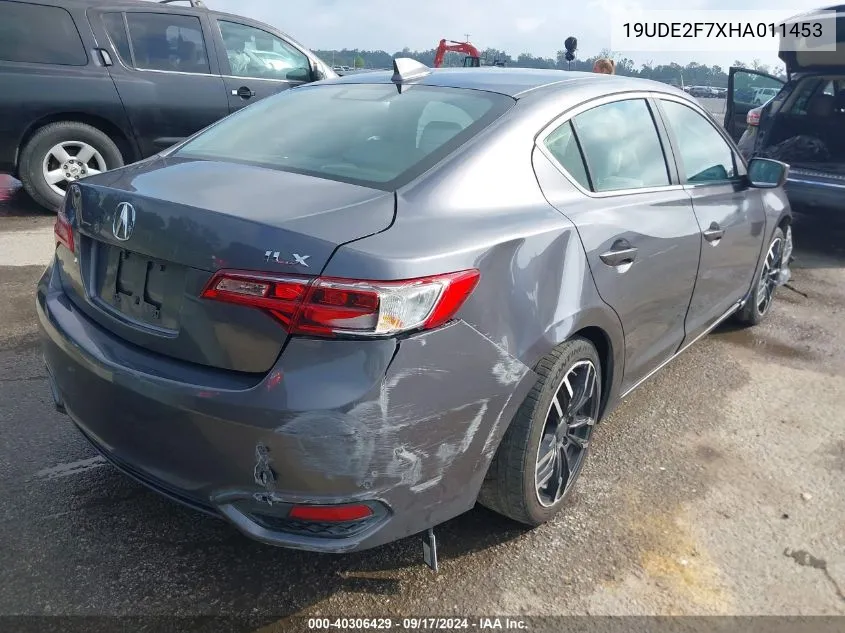 2017 Acura Ilx Premium Package/Technology Plus Package VIN: 19UDE2F7XHA011453 Lot: 40306429