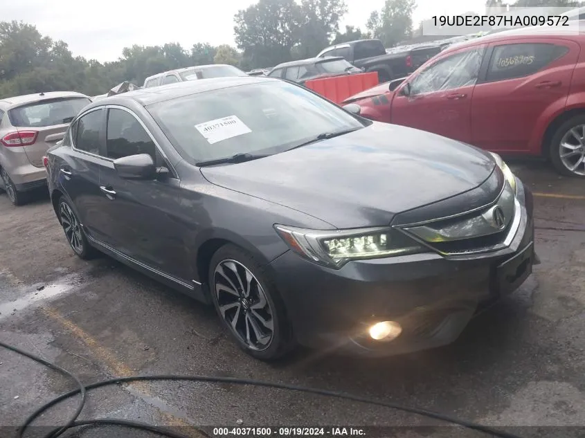 2017 Acura Ilx Premium A-Spec Packages/Technology Plus A-Spec Packages VIN: 19UDE2F87HA009572 Lot: 40371500