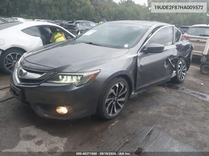 2017 Acura Ilx Premium A-Spec Packages/Technology Plus A-Spec Packages VIN: 19UDE2F87HA009572 Lot: 40371500