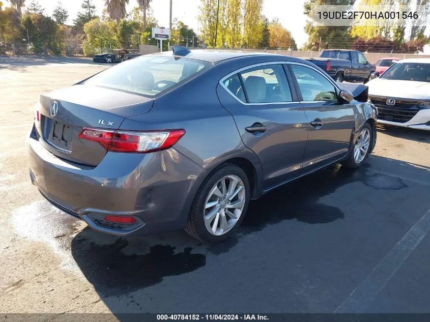 2017 Acura Ilx Premium Package/Technology Plus Package VIN: 19UDE2F70HA001546 Lot: 40784152