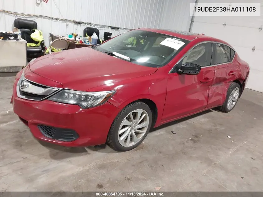 2017 Acura Ilx Acurawatch Plus Package VIN: 19UDE2F38HA011108 Lot: 40854705