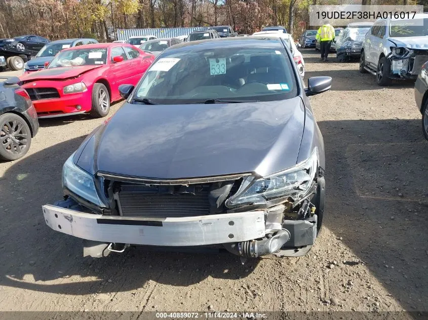 2017 Acura Ilx Acurawatch Plus Package VIN: 19UDE2F38HA016017 Lot: 40859072