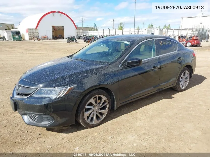 2018 Acura Ilx VIN: 19UDE2F70JA800913 Lot: 12110717