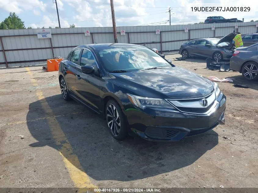 2018 Acura Ilx Special Edition VIN: 19UDE2F47JA001829 Lot: 40167926