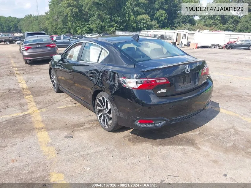 2018 Acura Ilx Special Edition VIN: 19UDE2F47JA001829 Lot: 40167926