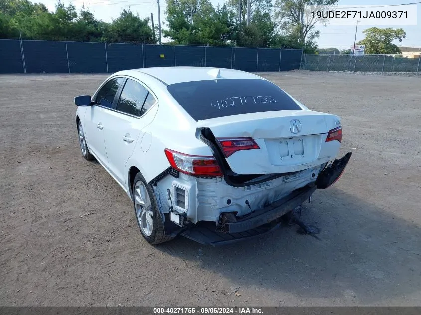 2018 Acura Ilx VIN: 19UDE2F71JA009371 Lot: 40271755