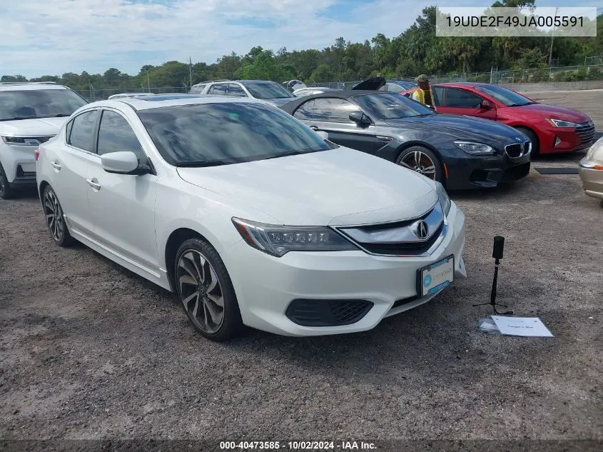 2018 Acura Ilx Special Edition VIN: 19UDE2F49JA005591 Lot: 40473585