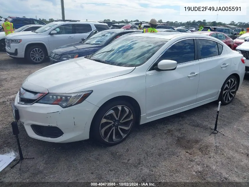 2018 Acura Ilx Special Edition VIN: 19UDE2F49JA005591 Lot: 40473585