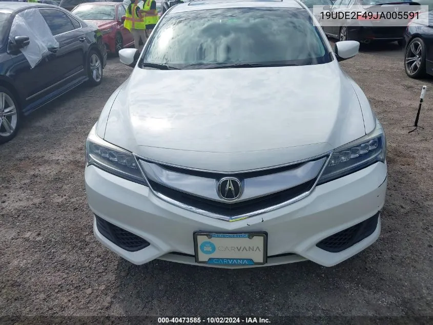 2018 Acura Ilx Special Edition VIN: 19UDE2F49JA005591 Lot: 40473585