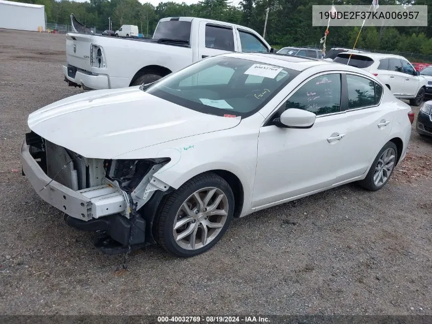 2019 Acura Ilx Standard VIN: 19UDE2F37KA006957 Lot: 40032769