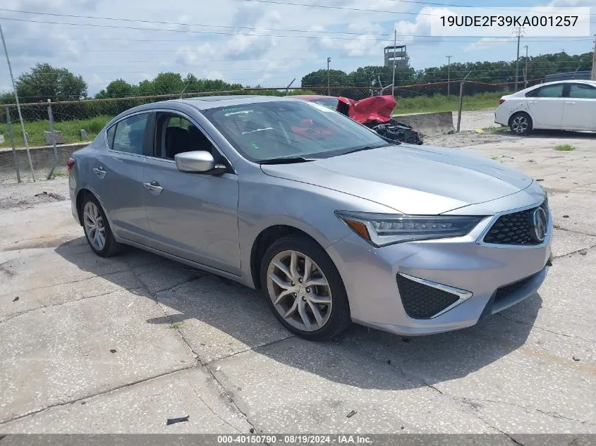 19UDE2F39KA001257 2019 Acura Ilx Standard