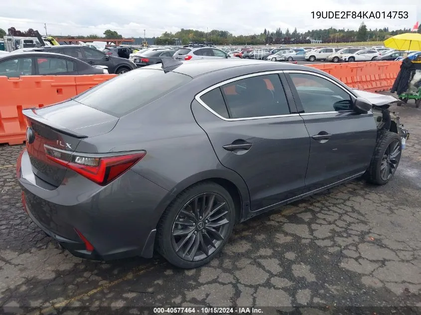 2019 Acura Ilx Premium A-Spec Packages/Technology A-Spec Packages VIN: 19UDE2F84KA014753 Lot: 40577464