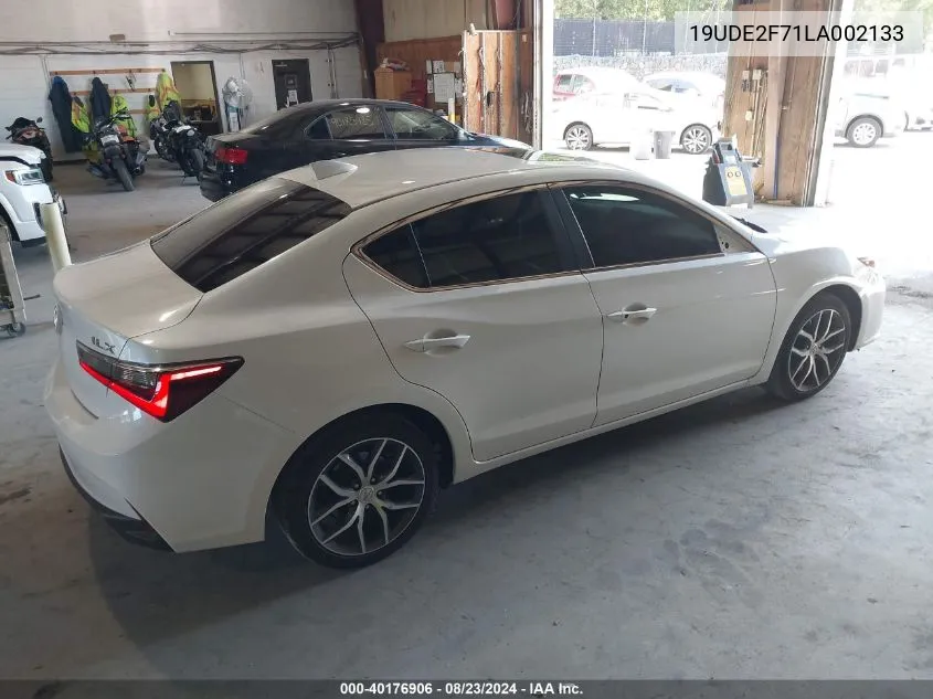 2020 Acura Ilx Premium Package/Technology Package VIN: 19UDE2F71LA002133 Lot: 40176906