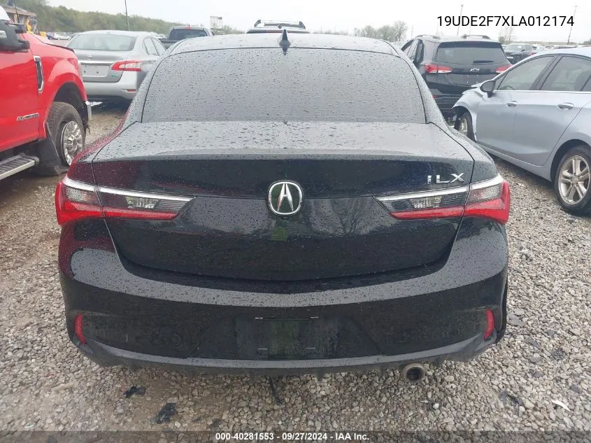 2020 Acura Ilx Premium/Technology VIN: 19UDE2F7XLA012174 Lot: 40281553