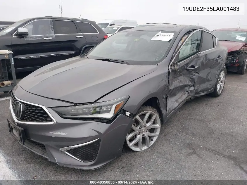 19UDE2F35LA001483 2020 Acura Ilx Standard