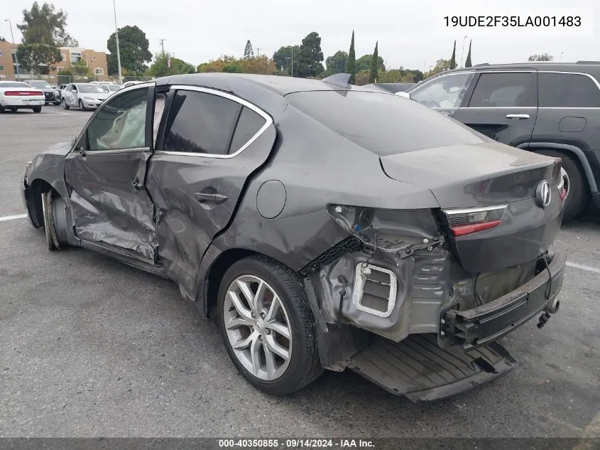 19UDE2F35LA001483 2020 Acura Ilx Standard