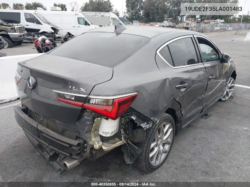 19UDE2F35LA001483 2020 Acura Ilx Standard