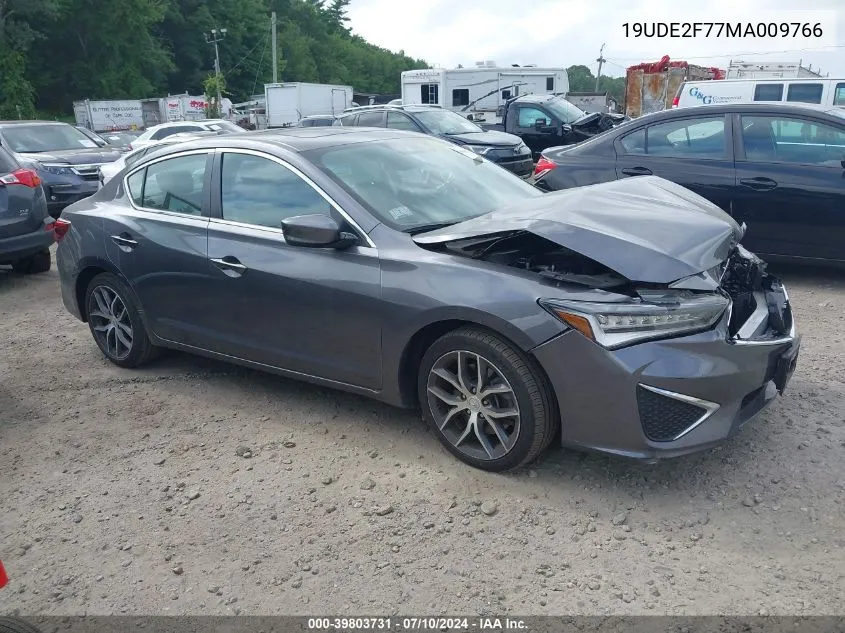 19UDE2F77MA009766 2021 Acura Ilx Premium Package/Technology Package