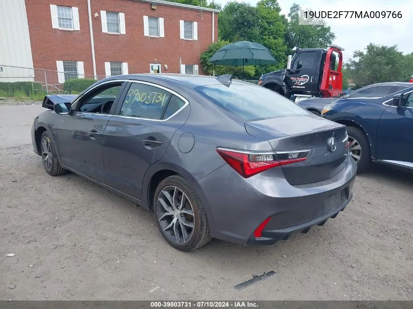 2021 Acura Ilx Premium Package/Technology Package VIN: 19UDE2F77MA009766 Lot: 39803731