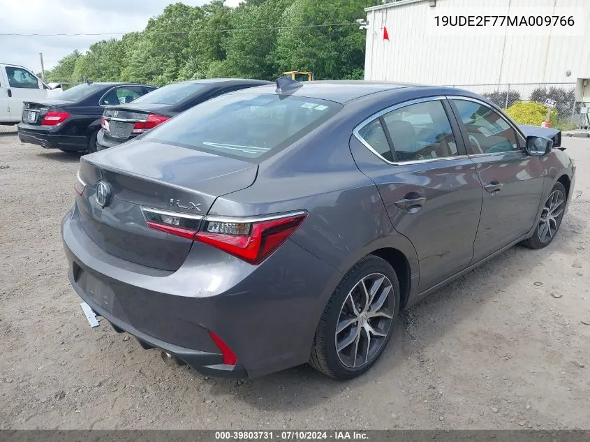 2021 Acura Ilx Premium Package/Technology Package VIN: 19UDE2F77MA009766 Lot: 39803731