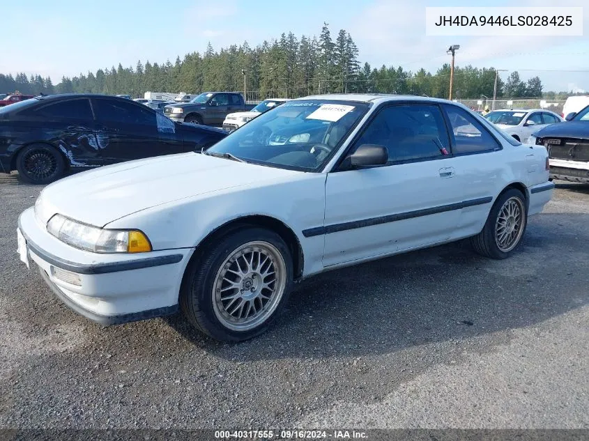 1990 Acura Integra Rs VIN: JH4DA9446LS028425 Lot: 40317555