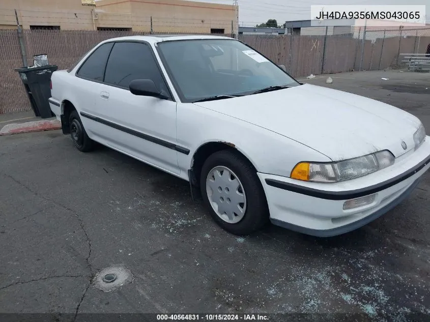 1991 Acura Integra Ls VIN: JH4DA9356MS043065 Lot: 40564831