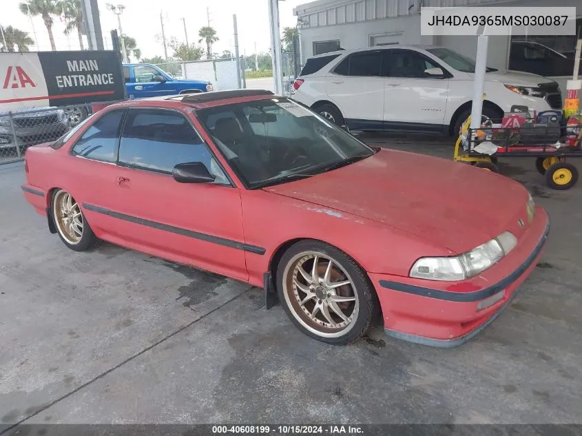 1991 Acura Integra Gs VIN: JH4DA9365MS030087 Lot: 40608199