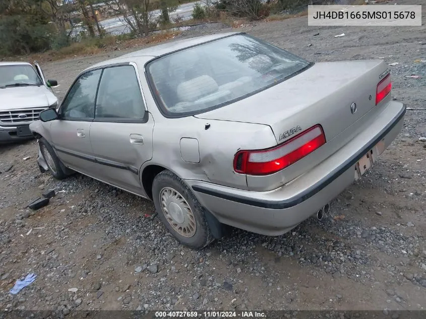 1991 Acura Integra Gs VIN: JH4DB1665MS015678 Lot: 40727659