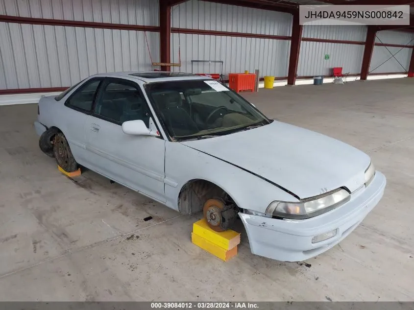 JH4DA9459NS000842 1992 Acura Integra Ls