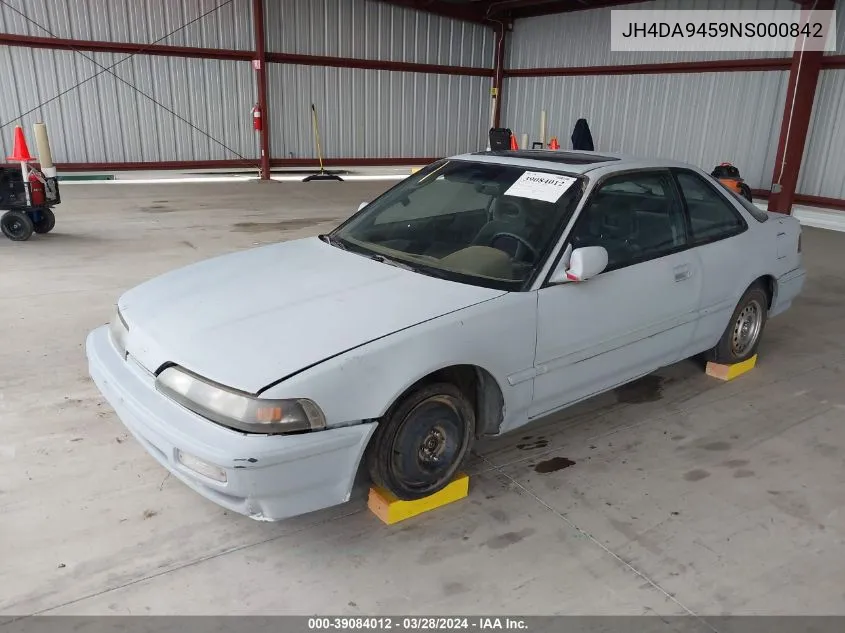 JH4DA9459NS000842 1992 Acura Integra Ls