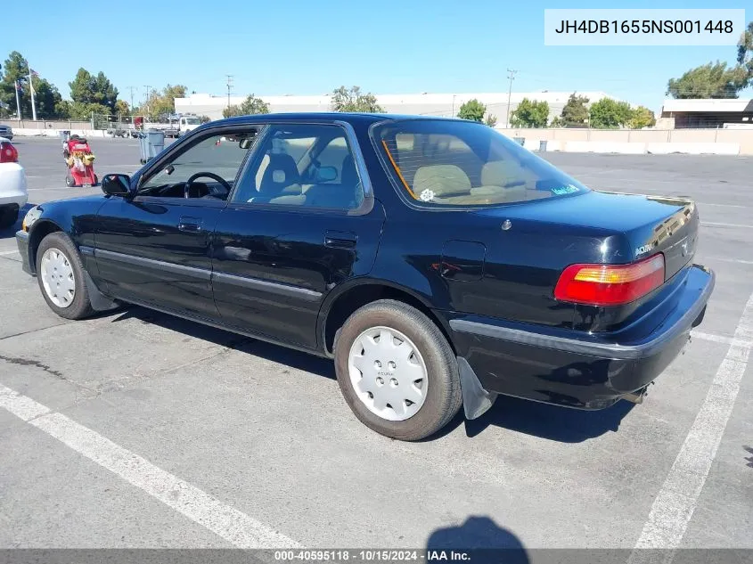 1992 Acura Integra Ls VIN: JH4DB1655NS001448 Lot: 40595118