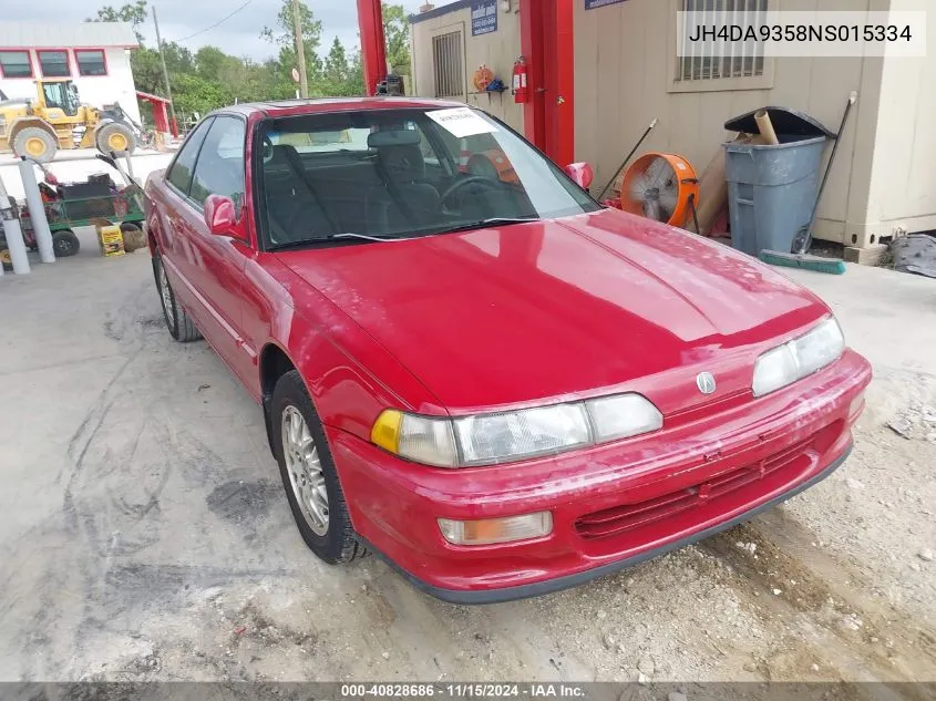 1992 Acura Integra Ls VIN: JH4DA9358NS015334 Lot: 40828686