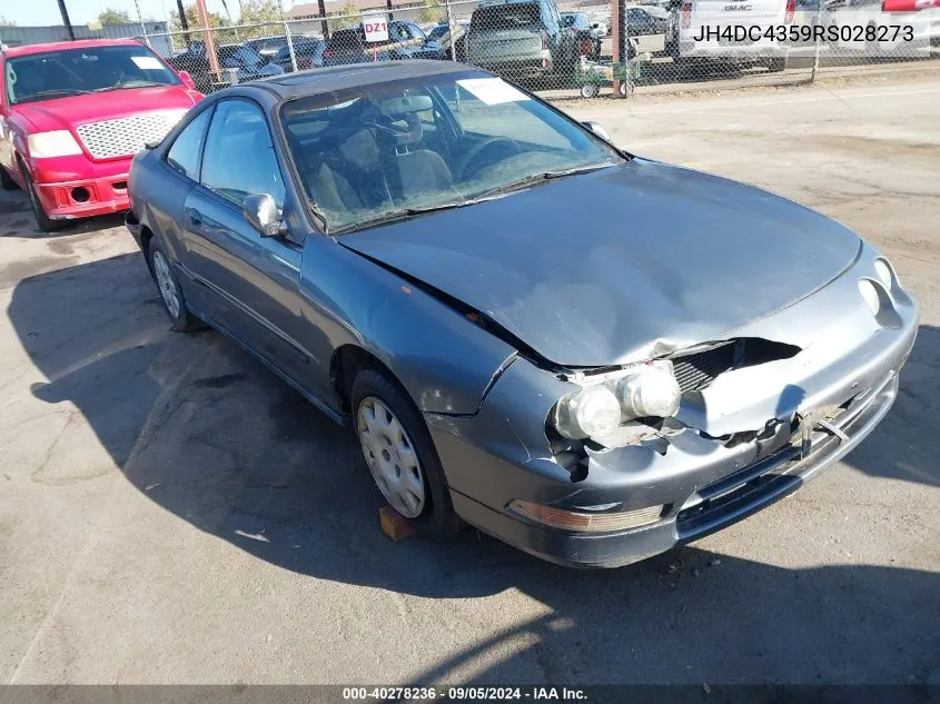 1994 Acura Integra Ls VIN: JH4DC4359RS028273 Lot: 40278236