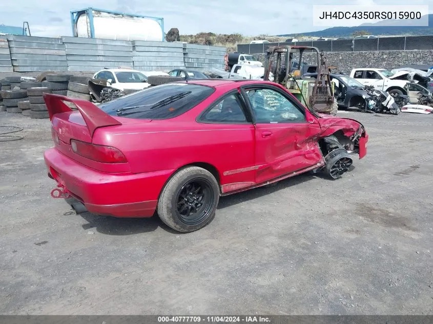 1994 Acura Integra Ls VIN: JH4DC4350RS015900 Lot: 40777709