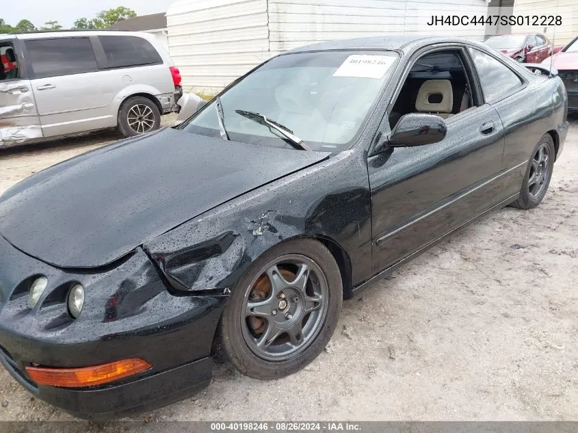 1995 Acura Integra Rs VIN: JH4DC4447SS012228 Lot: 40198246